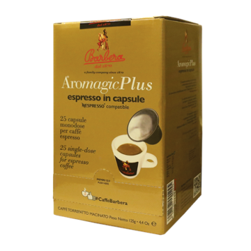 Barbera Aromagic PLUS Kapseln für Nespresso-Maschine (25 St.)