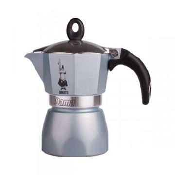 Bialetti Espressokocher Dama Glamour Azurro 3 tassen