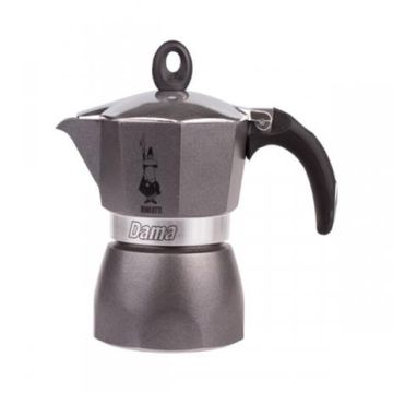 Bialetti Espressokocher Dama Glamour Grau 3 tassen