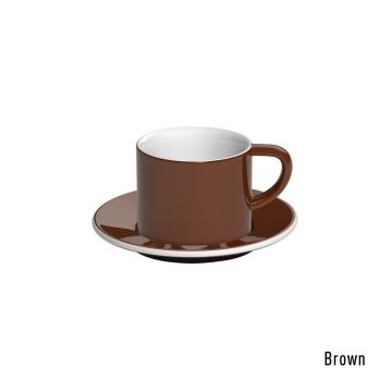 Loveramics Bond Cappuccino-Tasse und Untertasse (150ml) braun