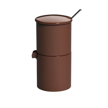 LOVERAMICS Bond Milch-/Zuckerbehälter + Löffel – Set braun