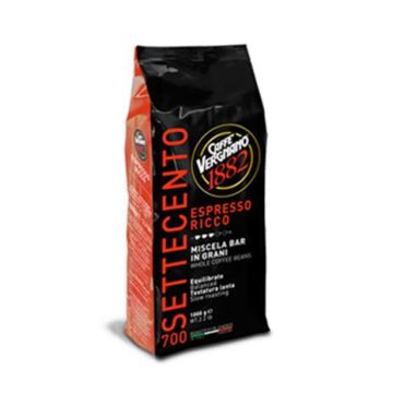 Caffè Vergnano Kaffeebohnen Espresso RICCO 700 (1kg) 