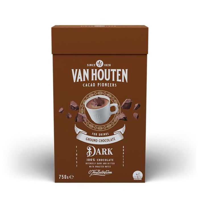 van houten ground chocolate dark