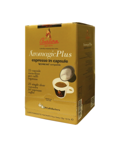 Barbera Aromagic PLUS Kapseln Kompatibel mit NESPRESSO-Maschinen (25 St.)