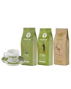 Giuliano Caffè Kaffeebohnen 3kg + 1 Tasse KOSTENLOS