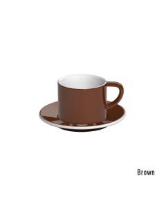Loveramics Bond Cappuccino-Tasse und Untertasse (150ml) braun