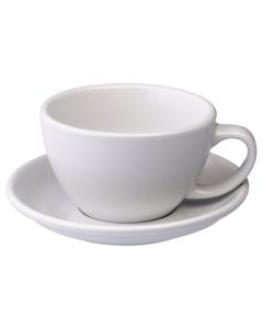 Loveramics Egg Milchkaffee-Tasse und Untertasse (300ml) weiß